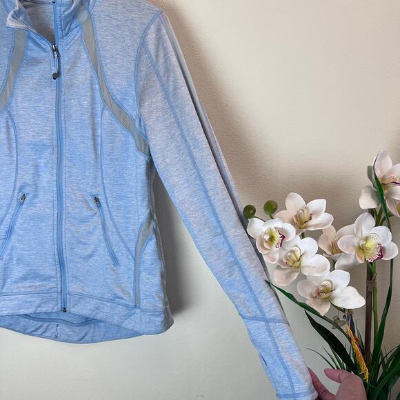 Tangerine Women's Blue Long Sleeve Full-Zip Jacket Sweater Size Large Outdoor - Picture 3 of 6